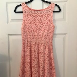 Pink Lace Dress